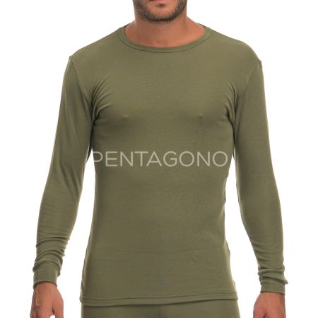 Pentagono Unisex Ισοθερμική Μπλούζα Χακί