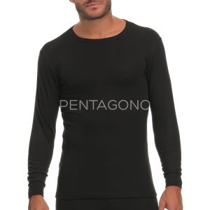 Pentagono Unisex Ισοθερμική Μπλούζα Μαύρη
